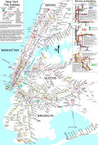 New York City Subway Map / Subway Map of NYC