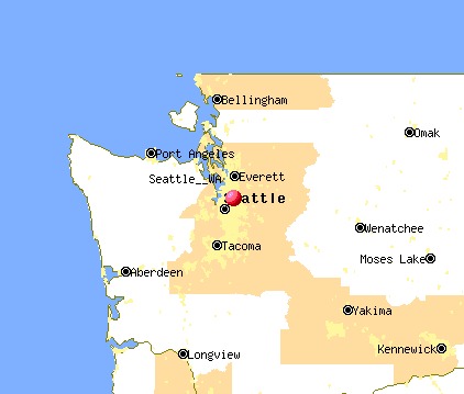 Seattle Washington Map