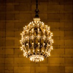 Beaux arts chandelier, Grand Central Terminal New York City ny nyc.
