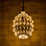 Beaux arts chandelier, Grand Central Terminal New York City ny nyc.