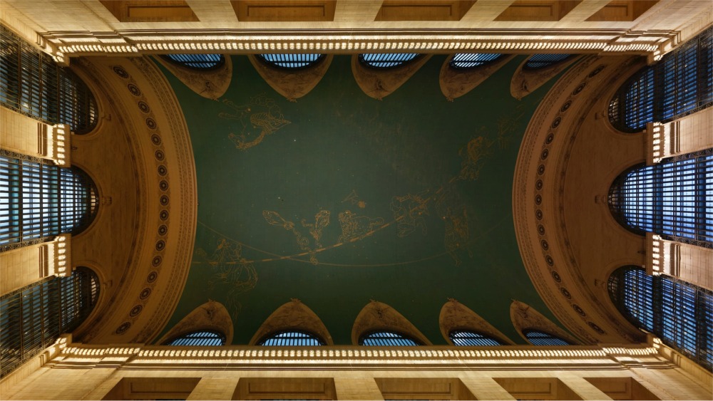 Main Concourse's Celestial Ceiling, Grand Central Terminal, New York City ny nyc