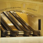 Grand Central Terminal escalators to and from the Metlife Building and 45th Street, New York City ny nyc