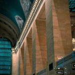 Columns of the main concourse of Grand Central Terminal, New York City ny nyc.