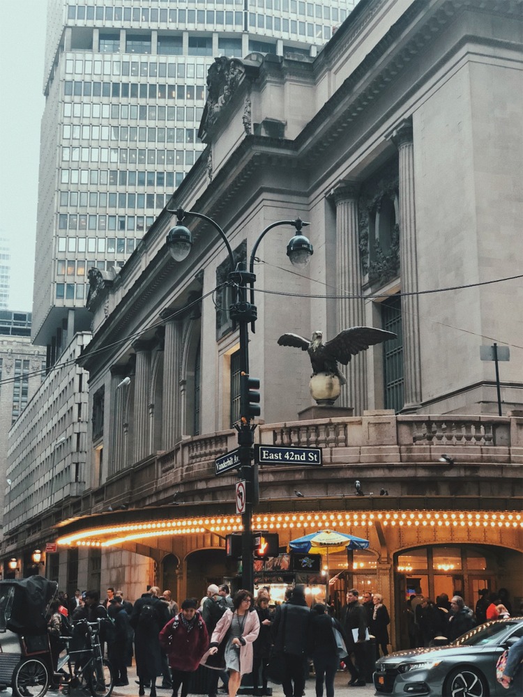 A Vanderbilt Eagle at Grand Central Terminal New York City ny nyc
