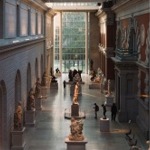 The Carroll and Milton Petrie European Sculpture Court at the Metropolitan Museum of Art in New York City.