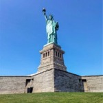 The Statue of Liberty & Pedestal, Liberty Island, NYC.