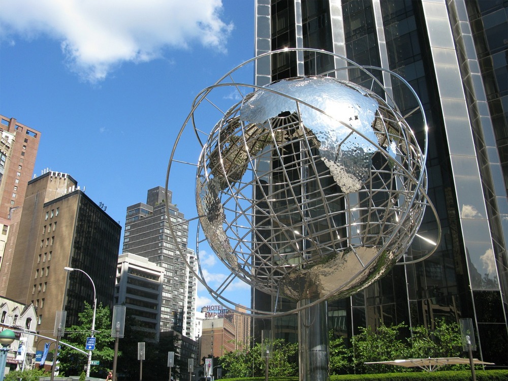 The Globe Sculpture at Columbus Circle
