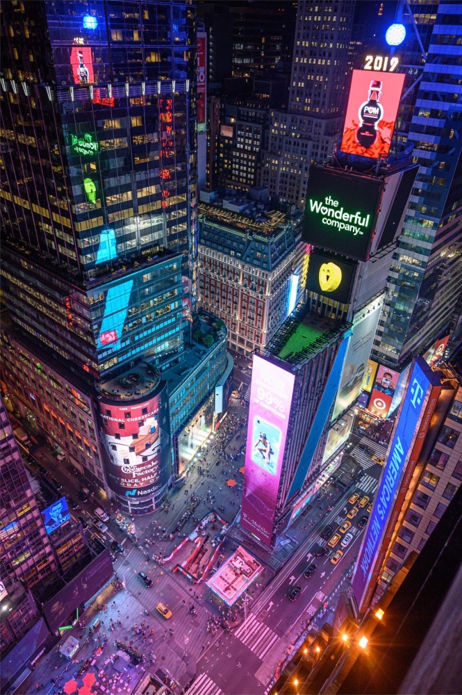 Times Square at Night, Manhattan, New York City, NYC.
