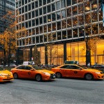 New York Yellow Cabs.