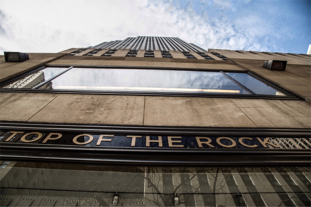 Top of The Rock, 30 Rockefeller Plaza, Manhattan, New York.