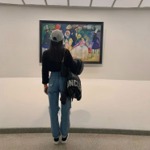 Group in Crinolines, Guggenheim Museum, New York.