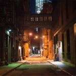 Staple Street Skybridge, Tribeca, Manhattan, New York City.