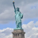 The Statue of Liberty & Fort Wood, Liberty Island, NYC.