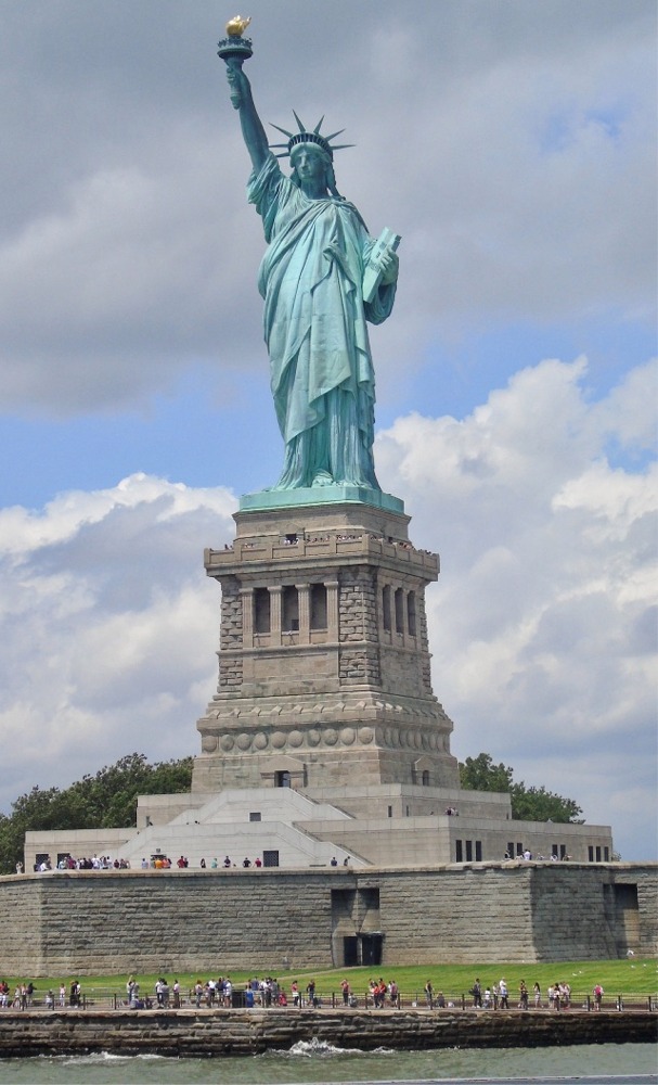 The Statue of Liberty & Fort Wood, Liberty Island, NYC.