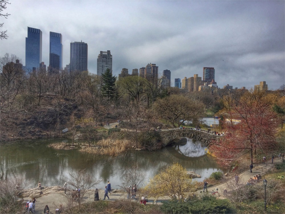 Gapstow Bridge, Central Park, Manhattan, New York City.