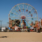 Deno's Wonder Wheel Amusement Park, Coney Island, New York.