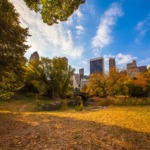 Gapstow Bridge, Central Park, Manhattan, New York City.