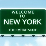 New York State road sign